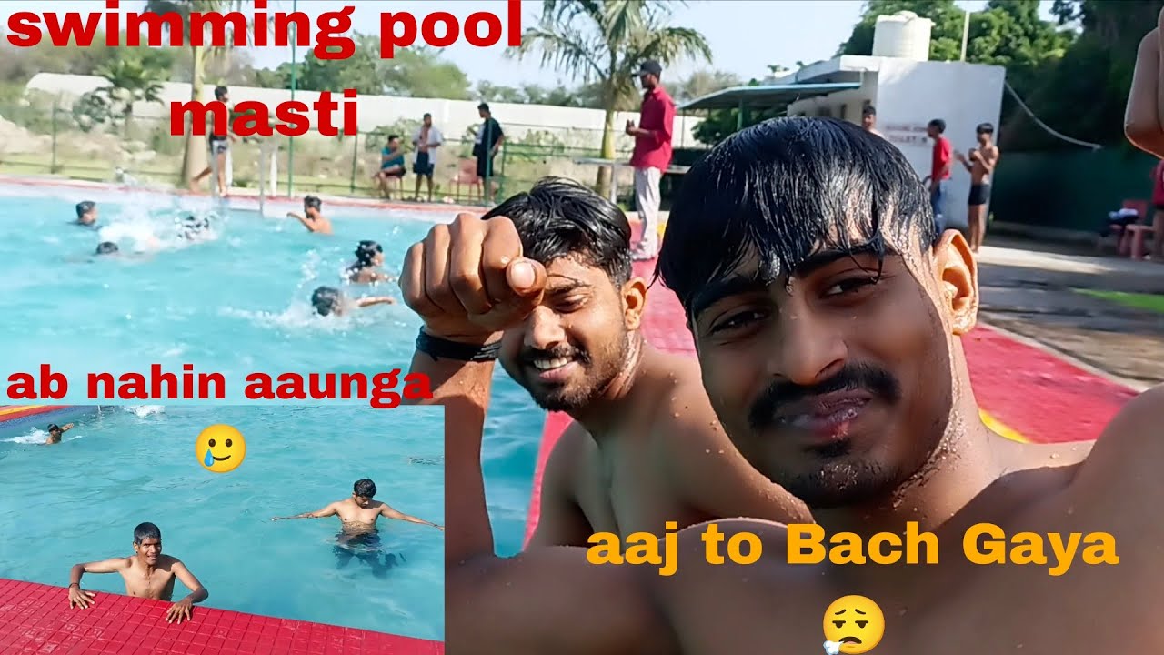 Swimming pool masti with friends 😂💞 @Honey_5515 #trending #vlog #funny #dailyvlog #swimming 