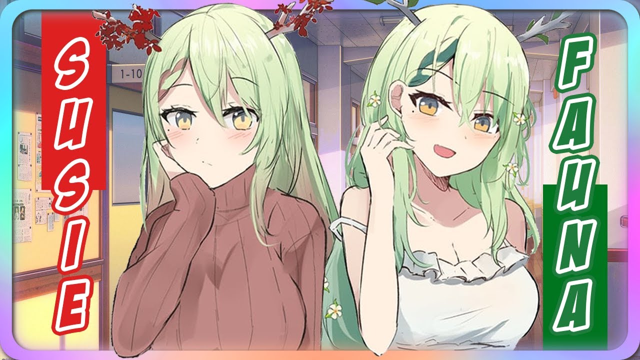 Fauna Reveals Her College Twin, Susie! 【Ceres Fauna | Hololive EN Subs】