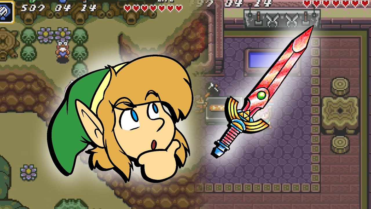 Early Tempered Sword in A Link to the Past (w/ Glitches)