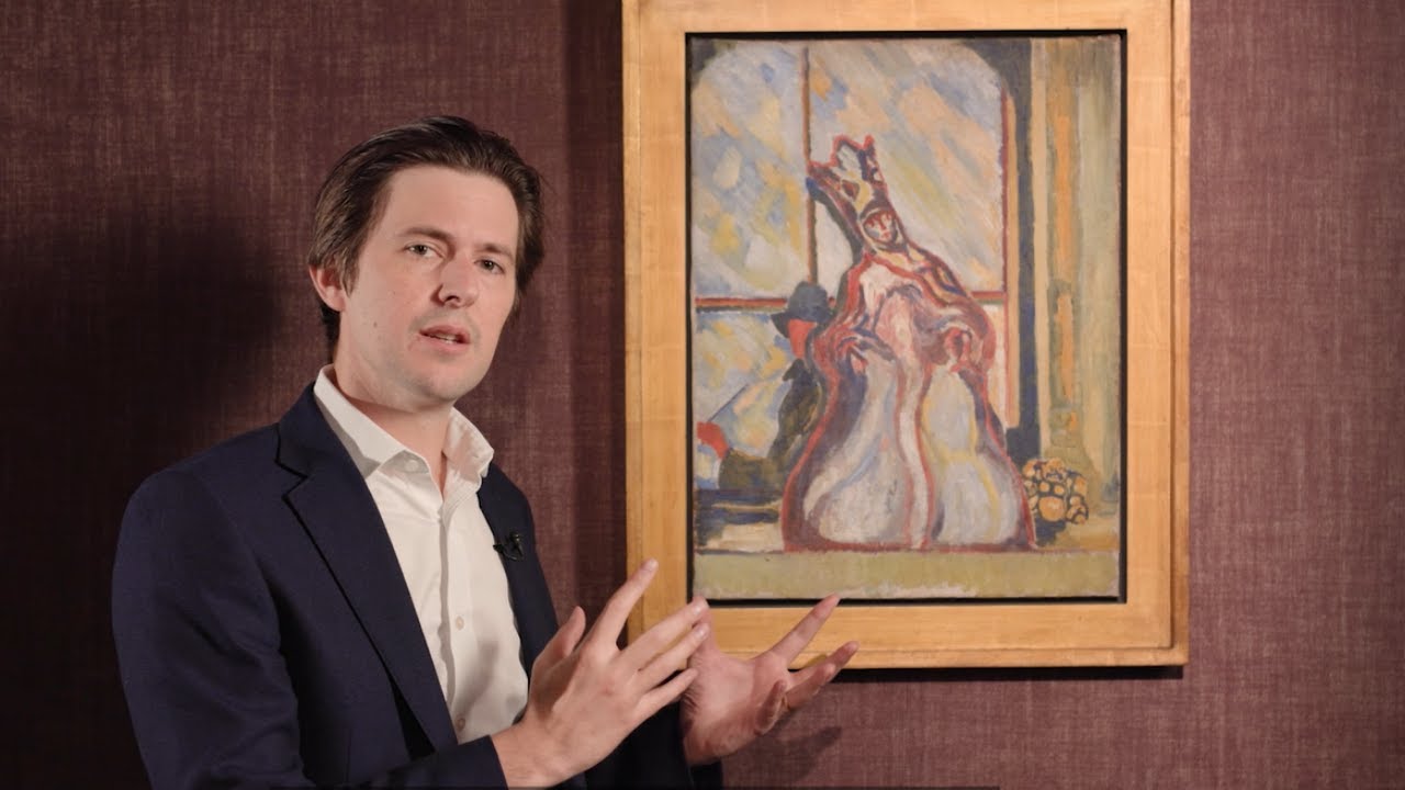 This is one of three recorded paintings by Henri Gaudier-Brzeska | With Lawrence Hendra