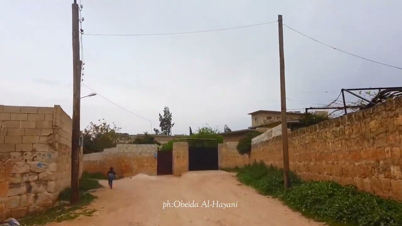 الطريق إلى قرية #قيبار بريف #عفرين