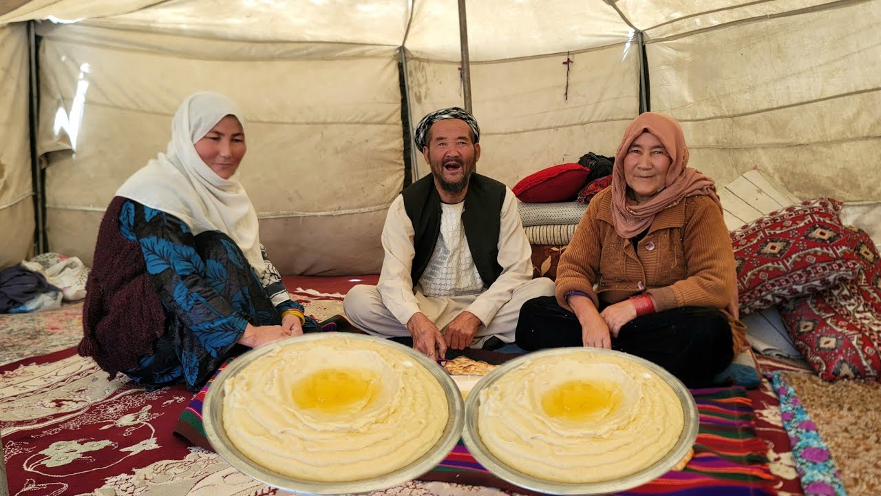Village Camping & Cooking Qatlama | Hazaragi Tradition with Afghan Couple