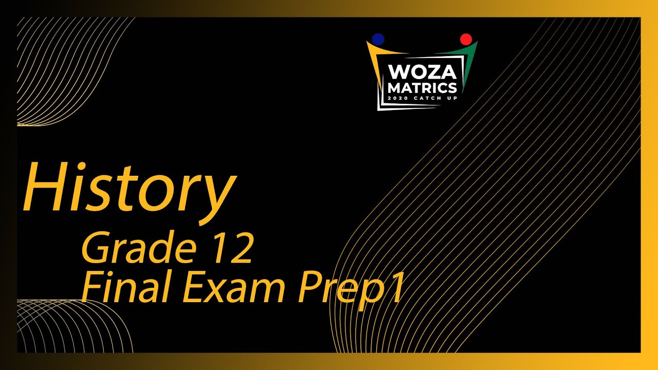 History Final Exam Prep P1
