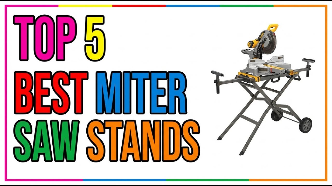 TOP 5 Best Portable Miter Saw Stands 2026