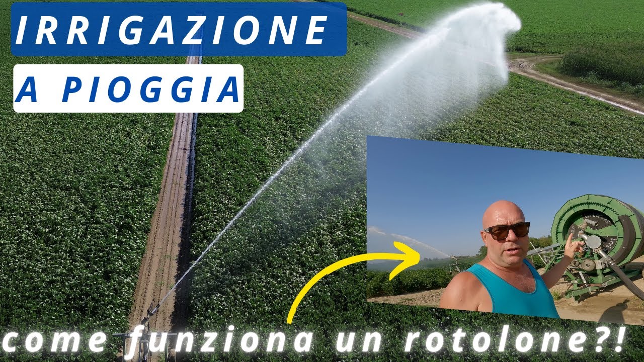 COME FUNZIONA UN ROTOLONE per l'irrigazione a pioggia | meccanismi e posizionamento