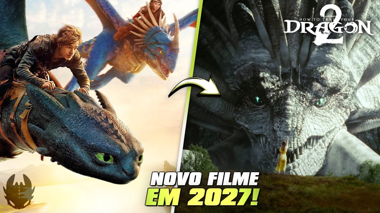 VÃO COMEÇAR AS FILMAGENS! | Live Action: Como Treinar o Seu Dragão 2
