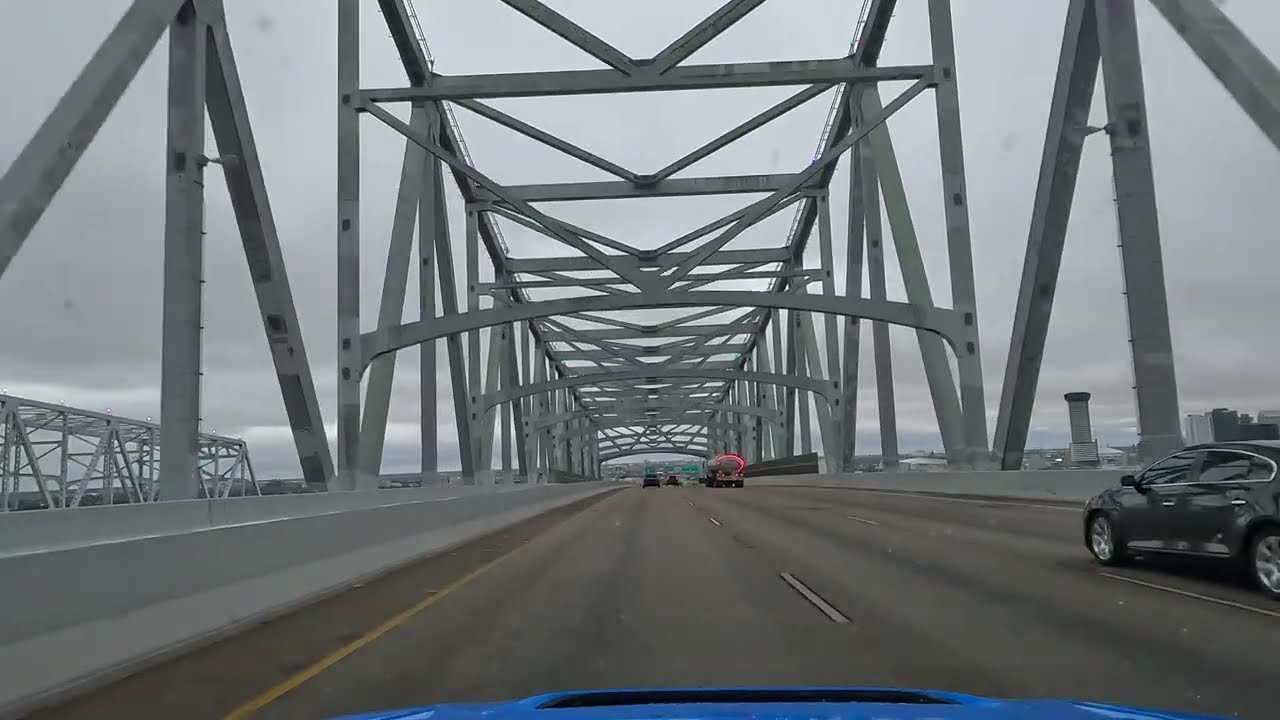 ⁴ᴷ RAW Video #12 - New Orleans to Baton Rouge - January, 2026 (No Audio)