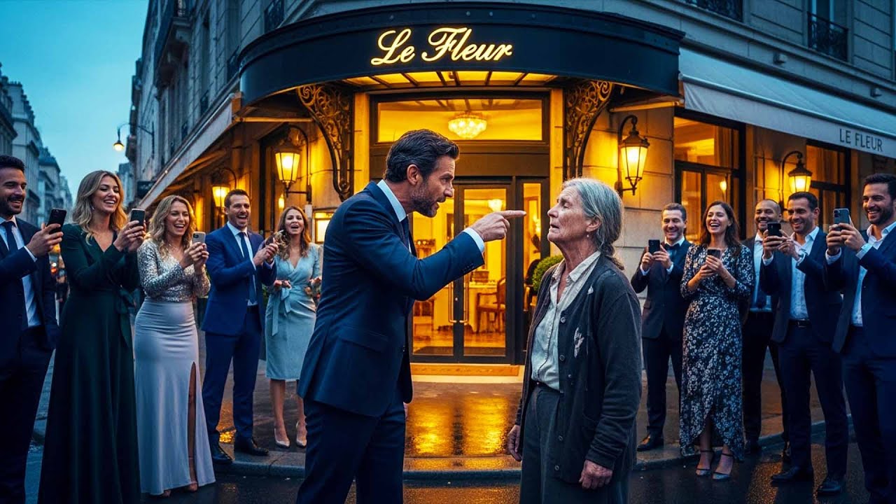 «На колени, мразь!» — Хозяйка «Le Fleur» пнула корзину старухи и через день пошла по миру.