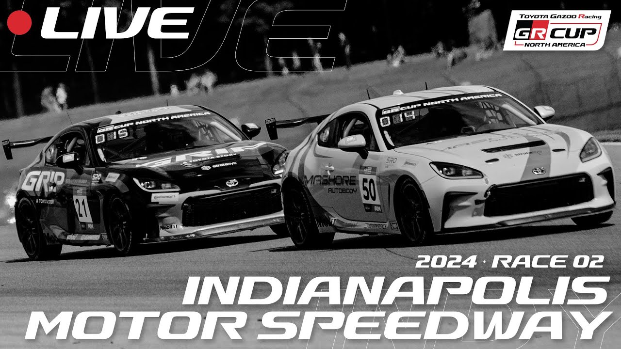 LIVE | Race 2 | Indianapolis | Toyota Gazoo Racing North America GR Cup 2024