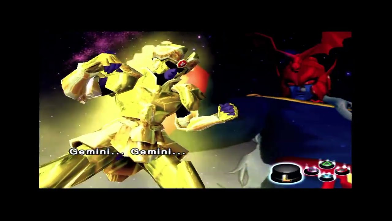 Cavaleiros do zodíaco Playstation 2 santuário batalha gêmeos contra shum