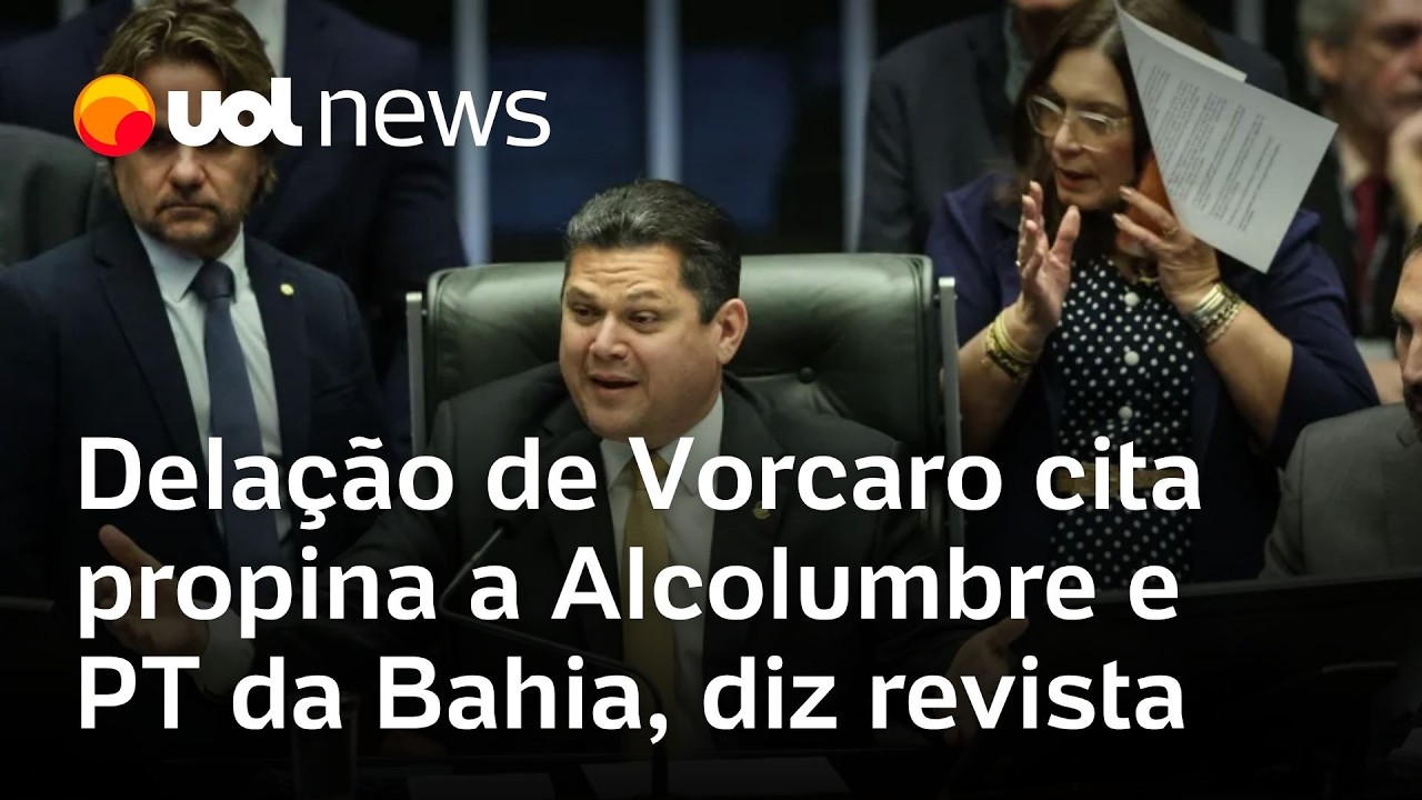 Dela&ccedil;&atilde;o de Vorcaro cita pagamento de propina a Alcolumbre e neg&oacute;cios com o PT da Bahia, diz revista