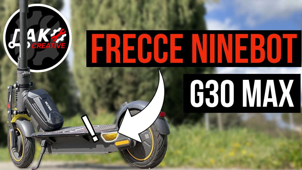 Montaggio frecce NINEBOT G30 MAX monopattino elettrico