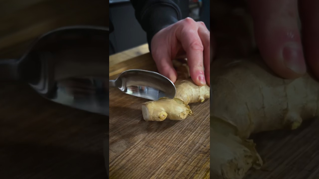 Ingwer richtig schneiden!