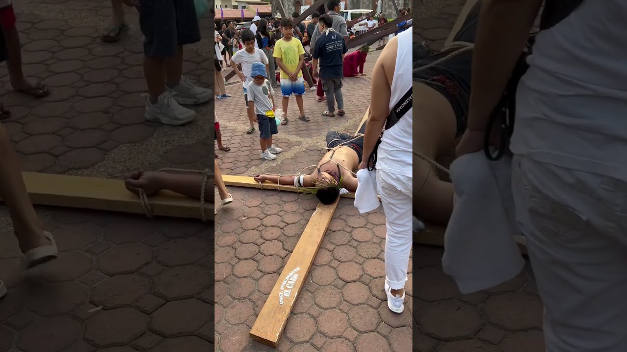 #Filipino #Holy Week Traditions | #Angeles City Pampanga🇵🇭| #Len TV Vlog #Shorts