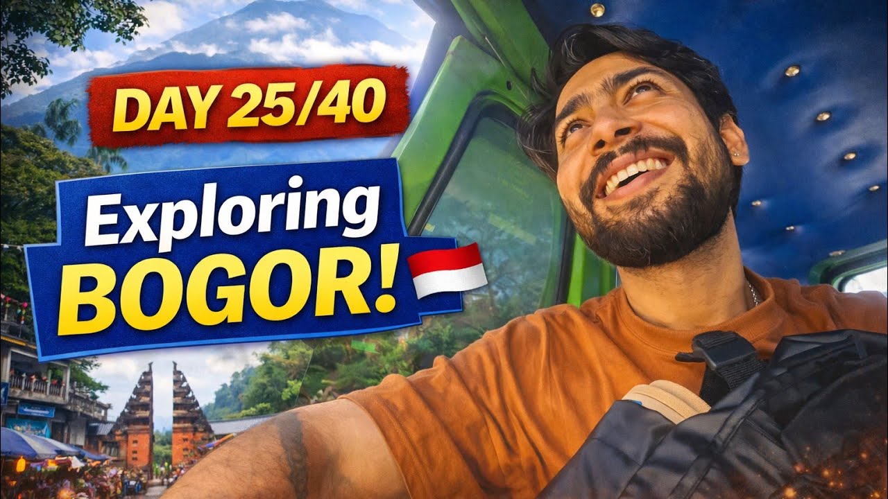Day 25/40 – Found “Mini Rishikesh” in Indonesia 🇮🇩 | Bogor Exploration (Part 1)