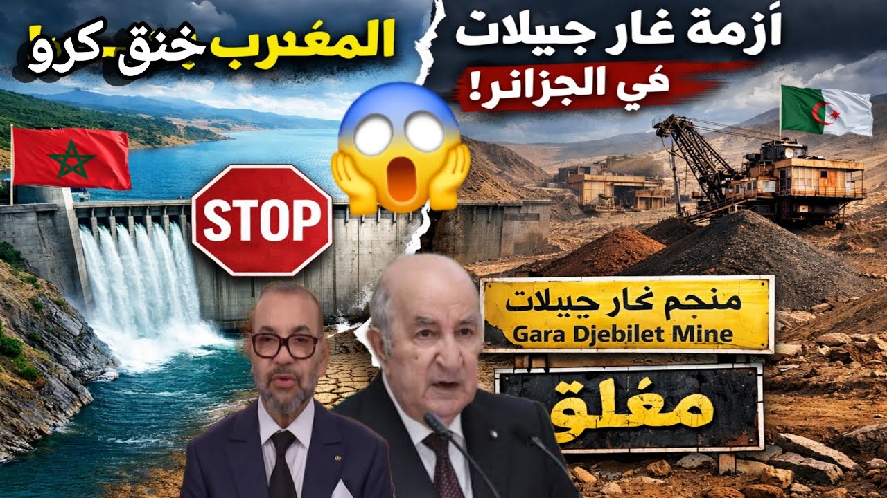 المغرب يضرب جنوب الجزائر بعد تحرك الجيش لاسترجاع ايش خطة سد خنق كرو تضرب منجم غار جبيلات مباشرة ازمة
