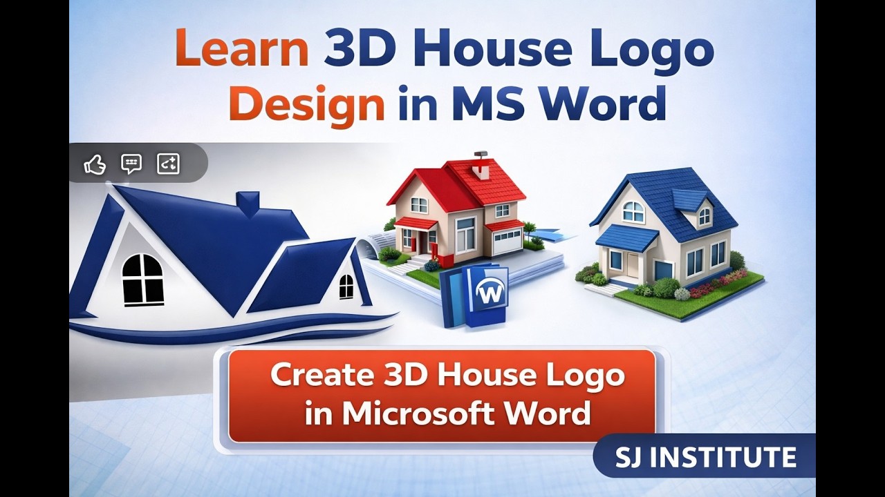 MS Word Hidden Design Tricks 🤯 | CSK RCB Logo + 3D House Step by Step | #shorts  #trending #youtube