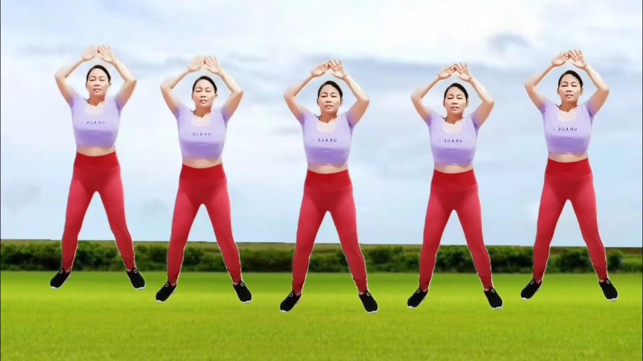 exercise at home, reduce belly fat, slim waist, arms fat, lose weight/lovely dance fit