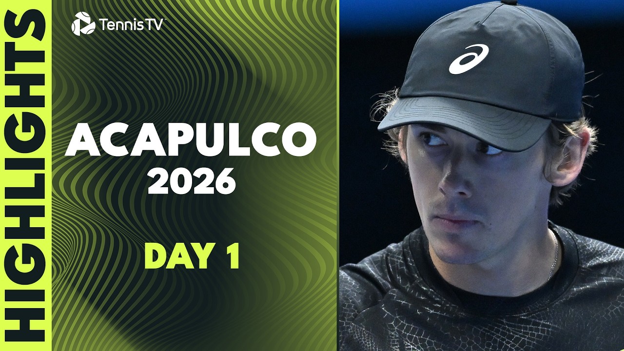De Minaur Faces Kypson; Davidovich Fokina, Jodar & Norrie In Action | Acapulco 2026 Day 1 Highlights