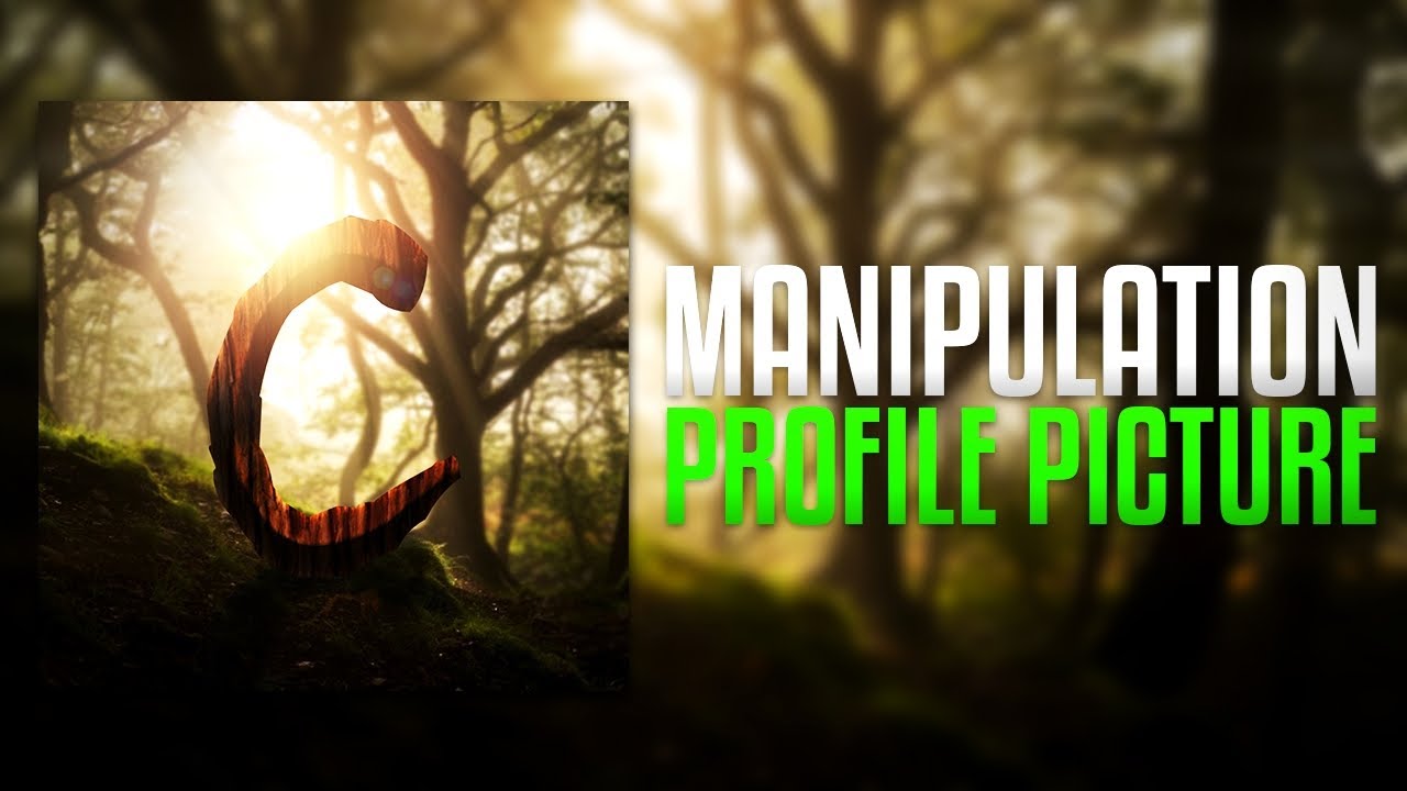 FOREST/NATURE PROFILE PICTURE TUTORIAL! (Photopea)