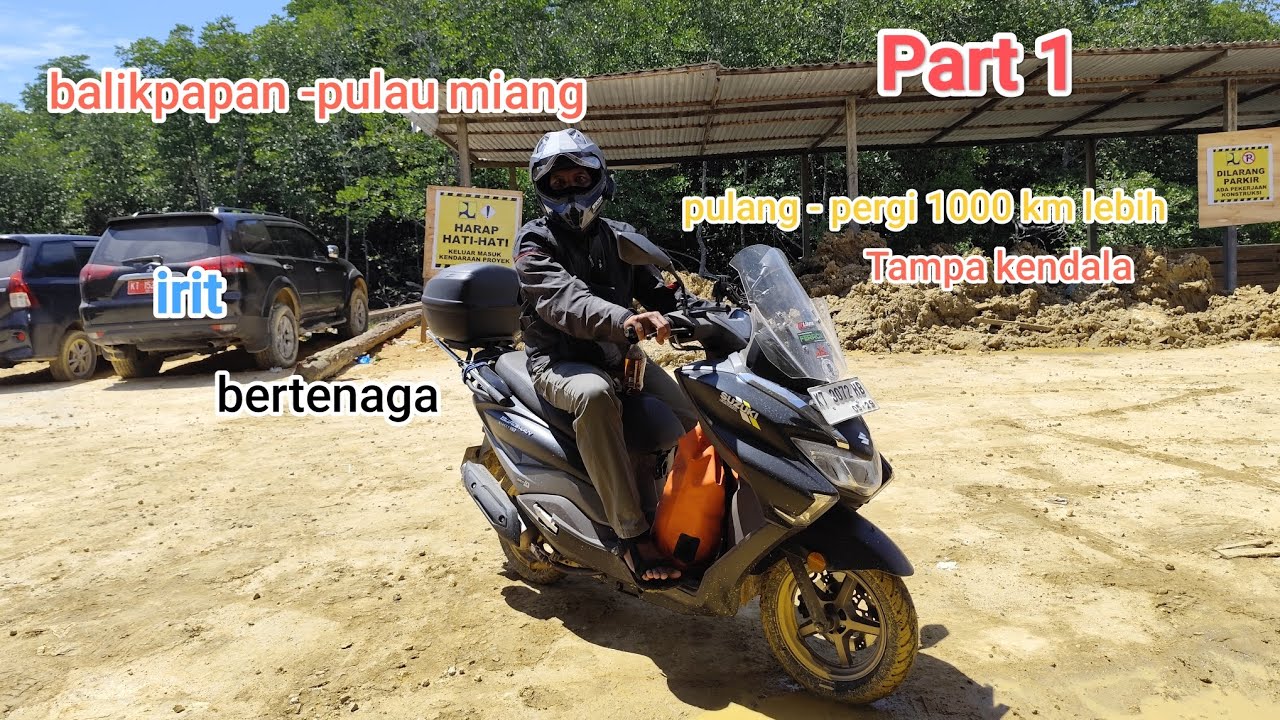 Touring jauh lagi pakai si paling nyaman & irit || Suzuki Burgman street 125 Ex || Part 1