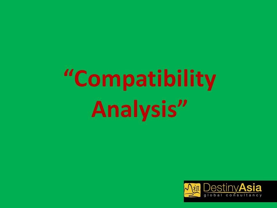 Ba Zi (八字命理学) - Compatibility Analysis by Master Jo Ching