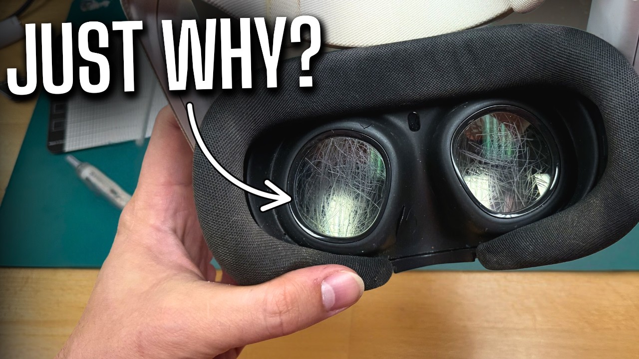 Самое ужасное повреждение линз в Quest 3, которое я когда-либо видел.