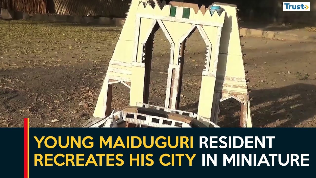 Young Boy Recreates Maiduguri in Miniature