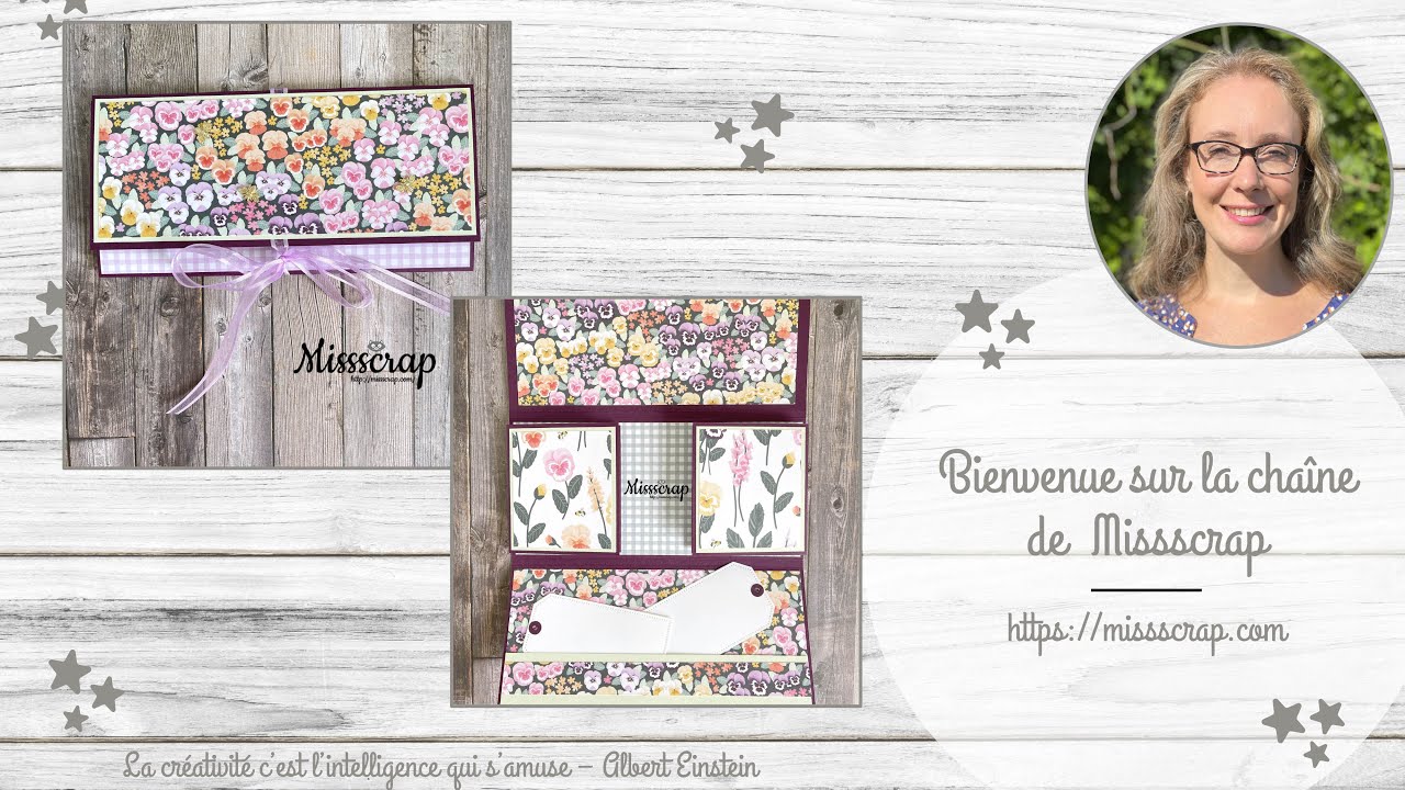 Scrap & papotages #13: un mini album dépliant / mini book