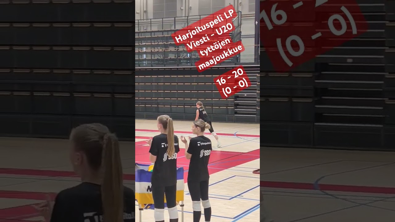 Harjoituspeli LP Viesti - U20 tytt&ouml;jen maajoukkue