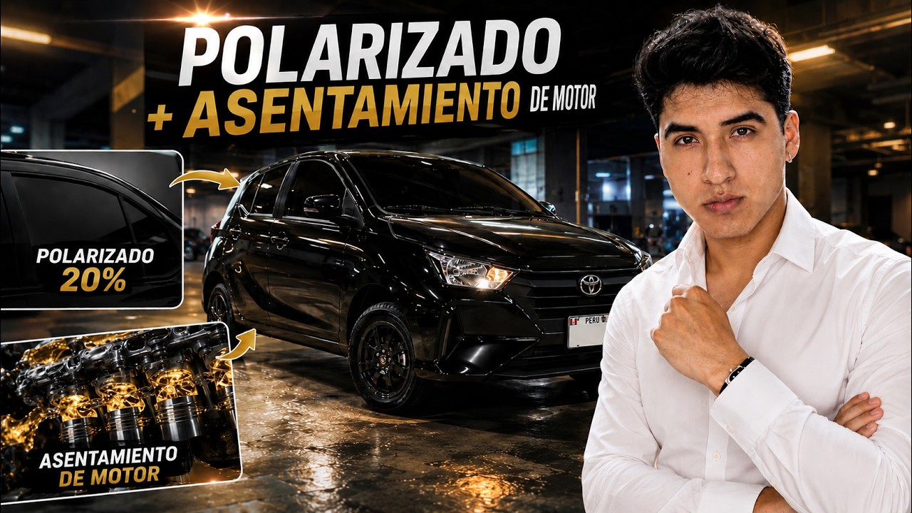 POLARIZADO Y ASENTAMIENTO MOTOR AL TOYOTA AGYA 2027