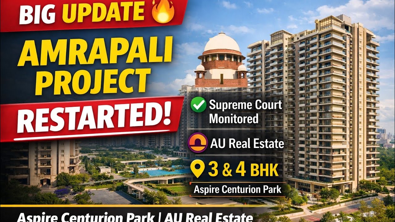 NBCC Aspire Centurion Park &ndash; Amrapali Project Revived | AU Real Estate | Full Details 2025