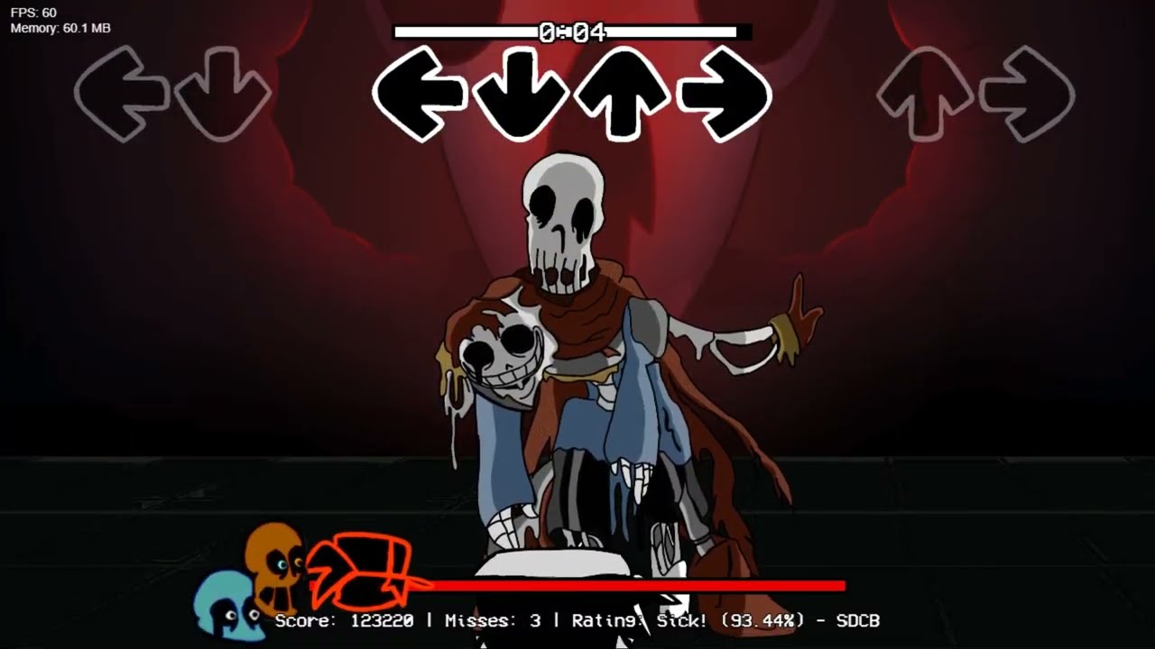 FNF V.S VHS SANS : SIXBONES
