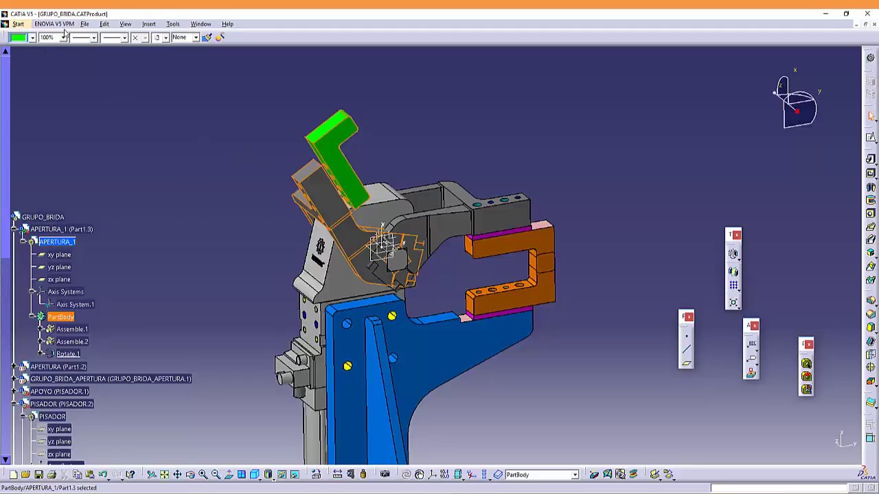 Catia V5: Cómo realizar aperturas o movimientos de manera sencilla.