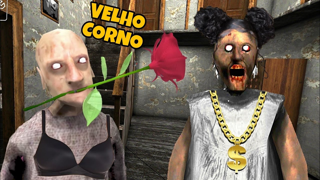 FUGINDO DOS VEIOS SEBOSOS EM GRANNY 2 e 3 - MODO HARD  - GRANNY DA ZUEIRA COMPILADO