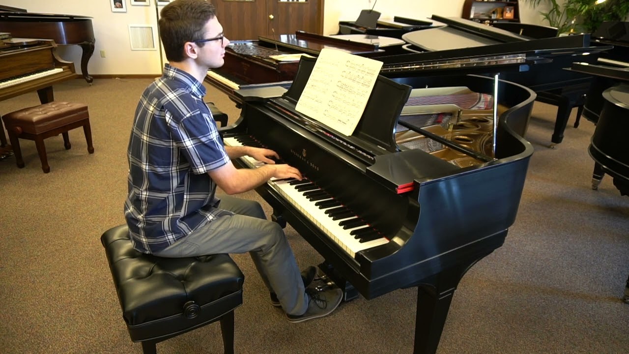 Steinway 1921 Ebony Satin Model O - Chopin's Prelude, Op. 28, No. 13 - Video 1