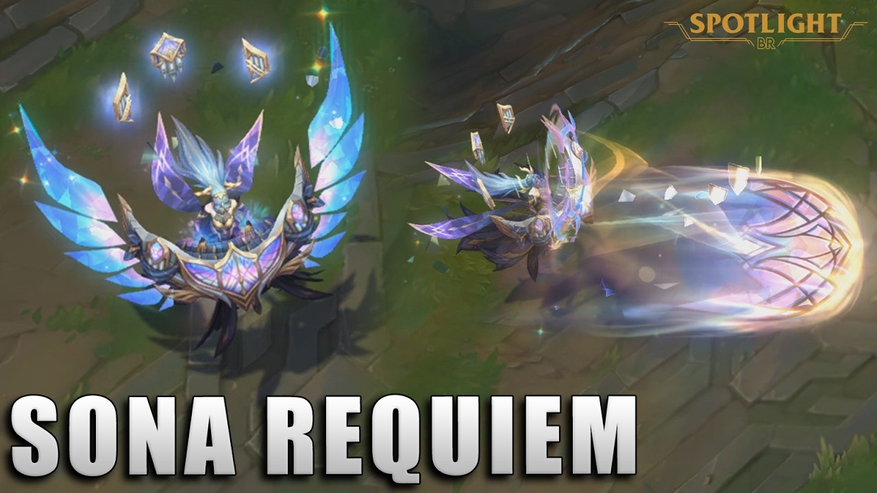 Sona Réquiem de Prestígio - Skin Spotlight PREVIA
