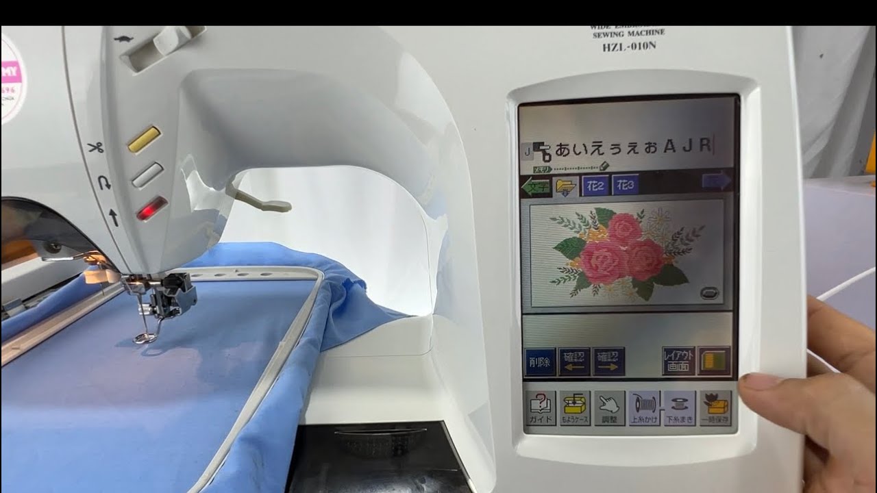 Cách Dùng Khung Thêu Cho Dòng Máy Juki 010N