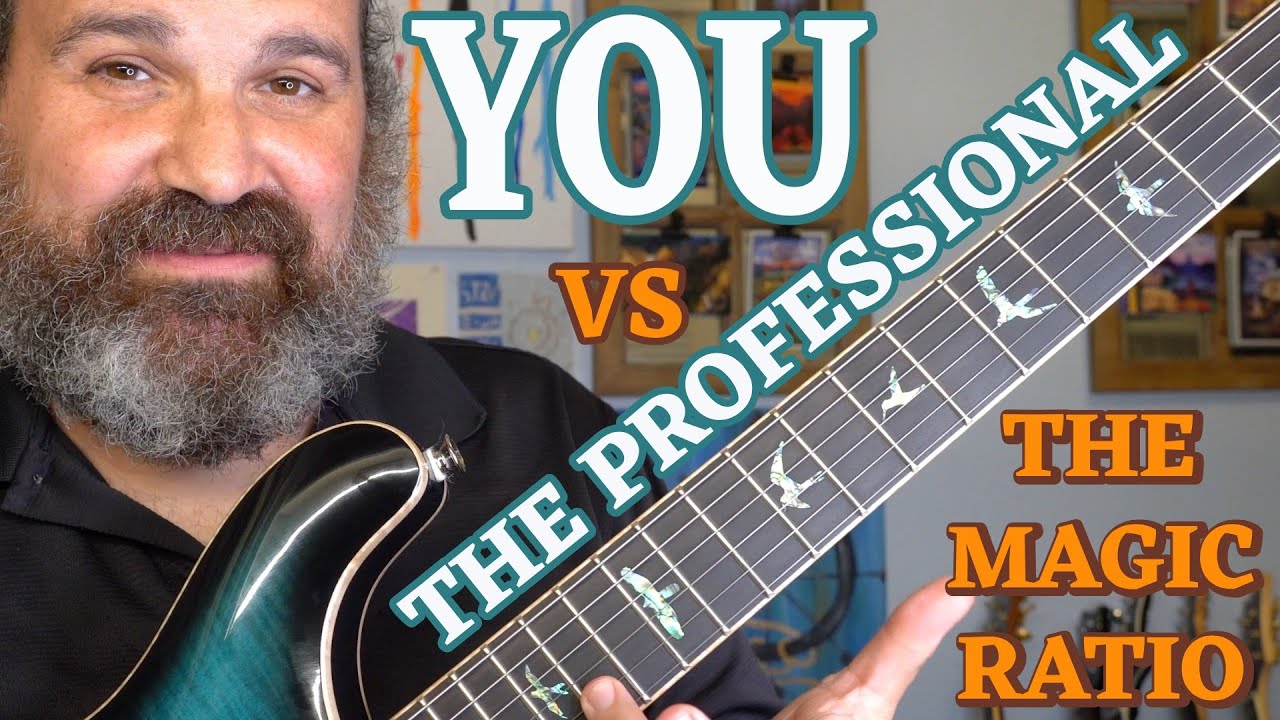The MAGIC RATIO:  The Difference Between YOU & A PROFESSIONAL Soloing Over Cool Chord Progressions.
