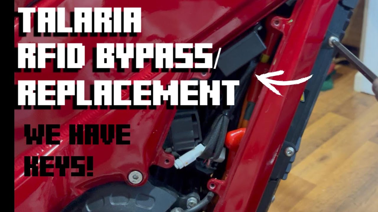 Talaria xxx RFID ignition key replacement and bypass