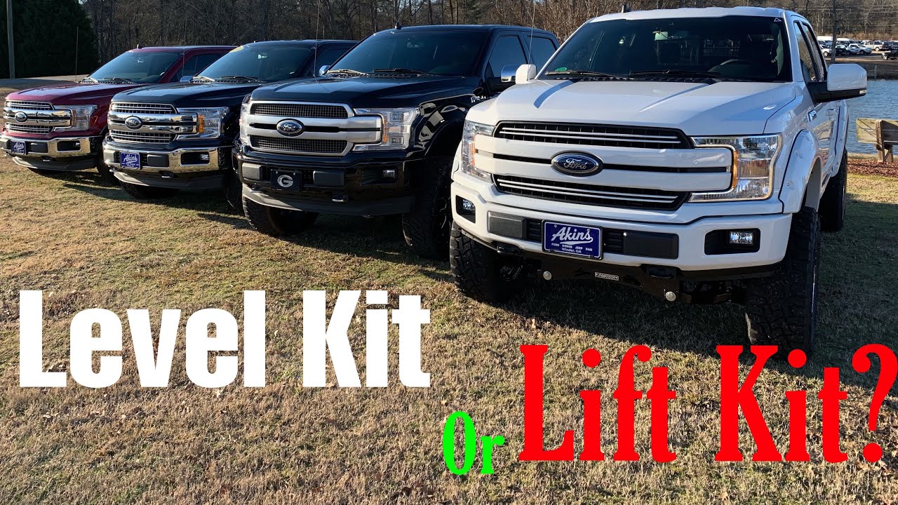 Level Kit vs Lift Kit Ford F150 Truck