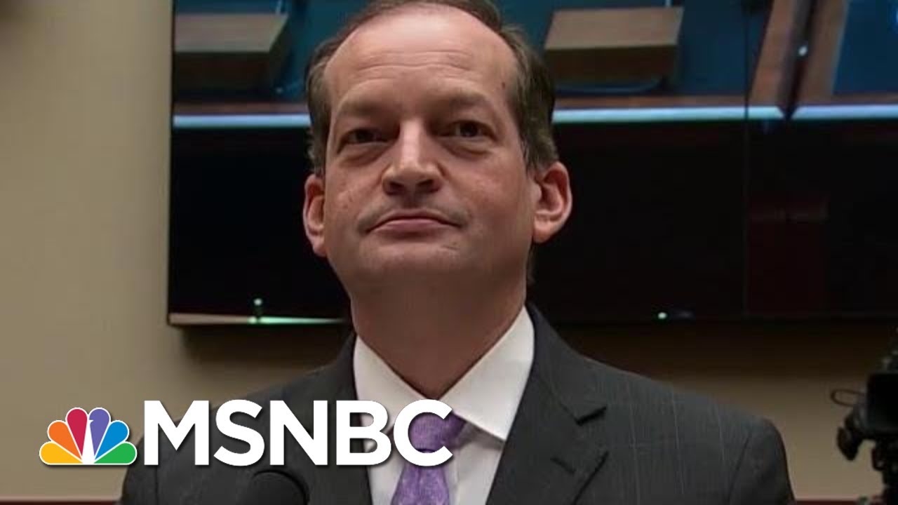 Can Alex Acosta Lose His Cabinet Seat Over The Jeffrey Epstein Case? | Velshi & Ruhle | MSNBC