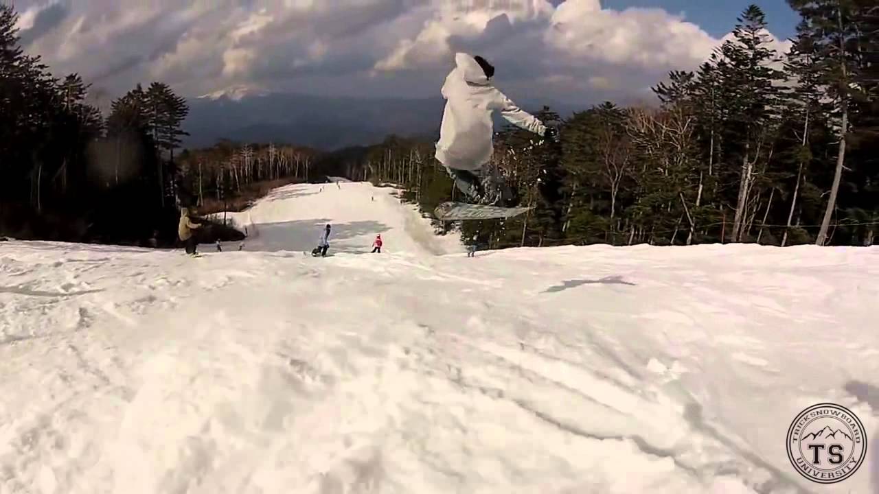 Buttering snowboard. Flat snowboard