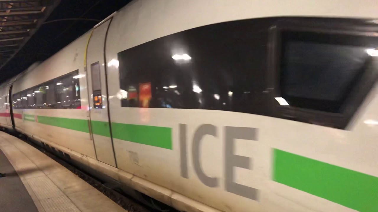 Départ ICE 9557 de Paris Gare de L’Est Pour Stuttgart