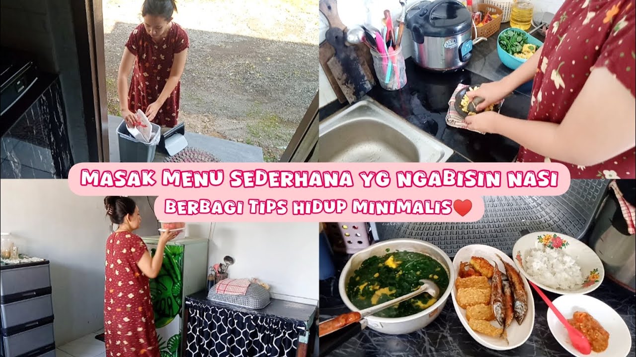 BERBAGI TIPS HIDUP MINIMALIS DENGAN MEMASAK MENU SEDERHANA DAN BERGIZI&hearts;️