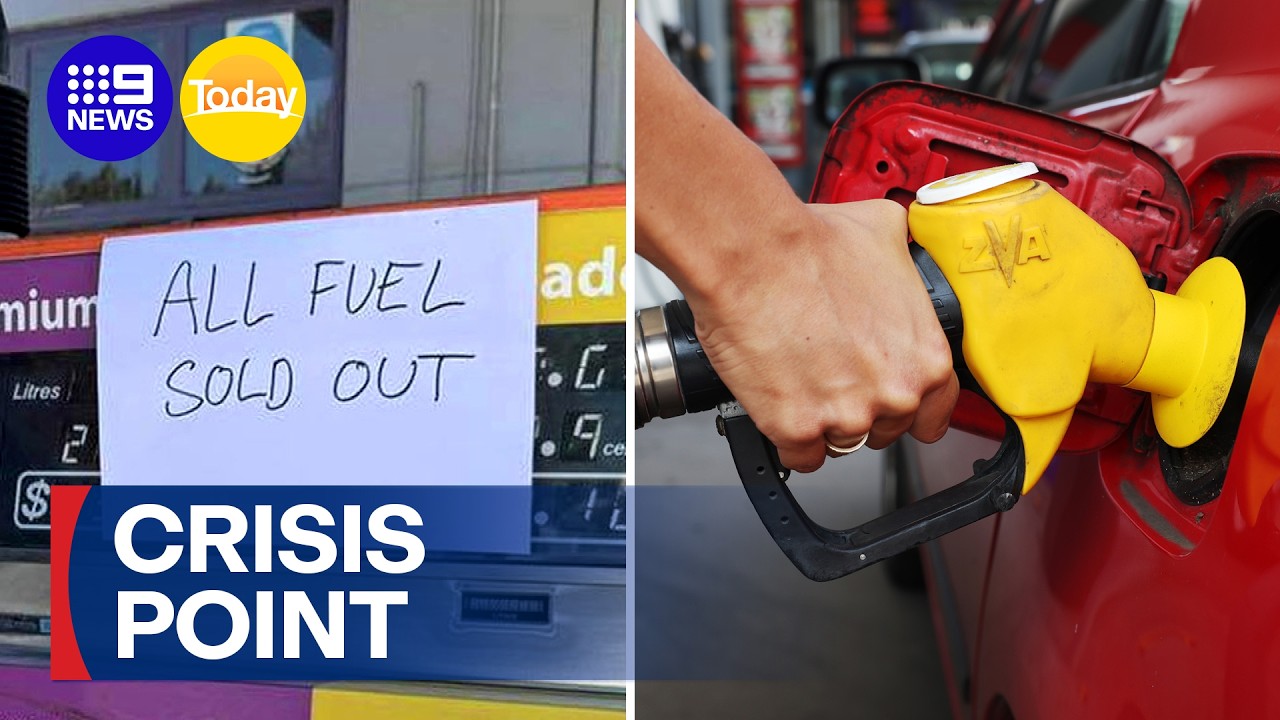 Fuel shortage hits regional Aussie town | 9 News Australia