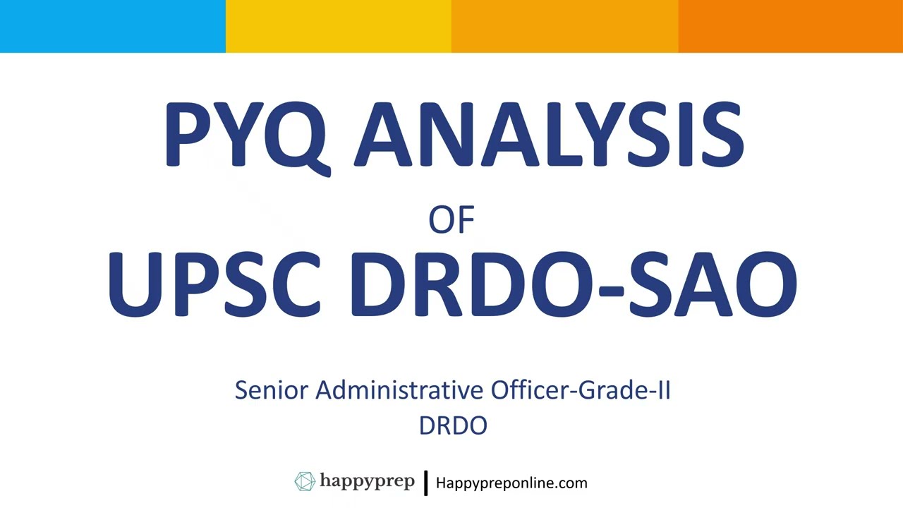 DRDO SAO PYQ Analysis 2026 | Previous Year Questions, Exam Pattern & Important Topics