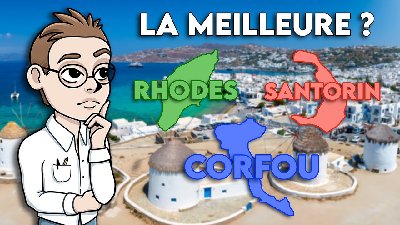 QUELLE EST LA MEILLEURE ÎLE DE GRÈCE ? (Santorin, Crète, Corfou...)