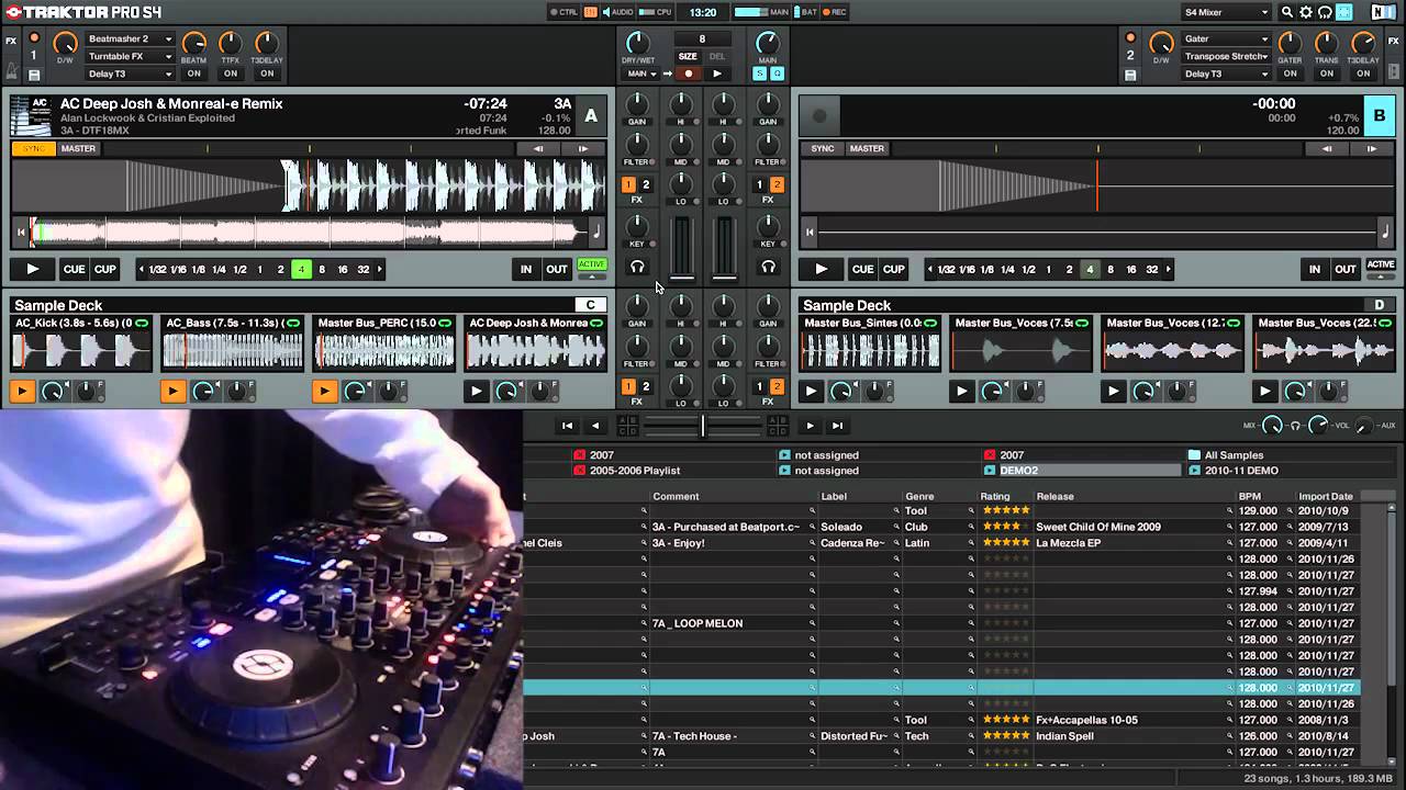 Traktor Kontrol S4 Demo (Español) (Part I) por Deep Josh