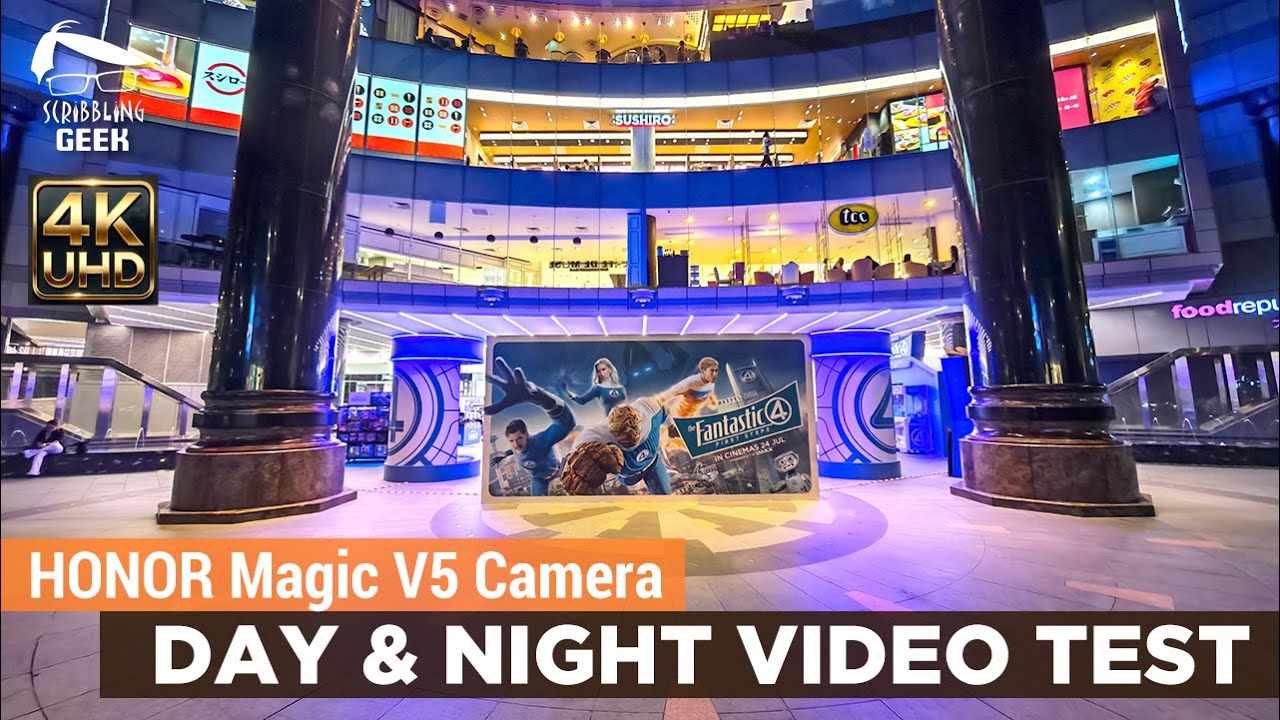 HONOR Magic V5 4K Video Test | Unedited Footage at 60fps